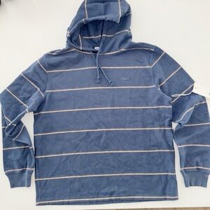 Katin Parks Hood Men’s Size Large Blue New Soft Brush Hoodie